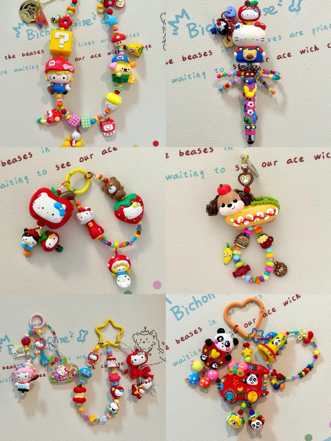 一组彩彩的手机链🥳🥳 1 熊熊的熊 来自小红书网页版