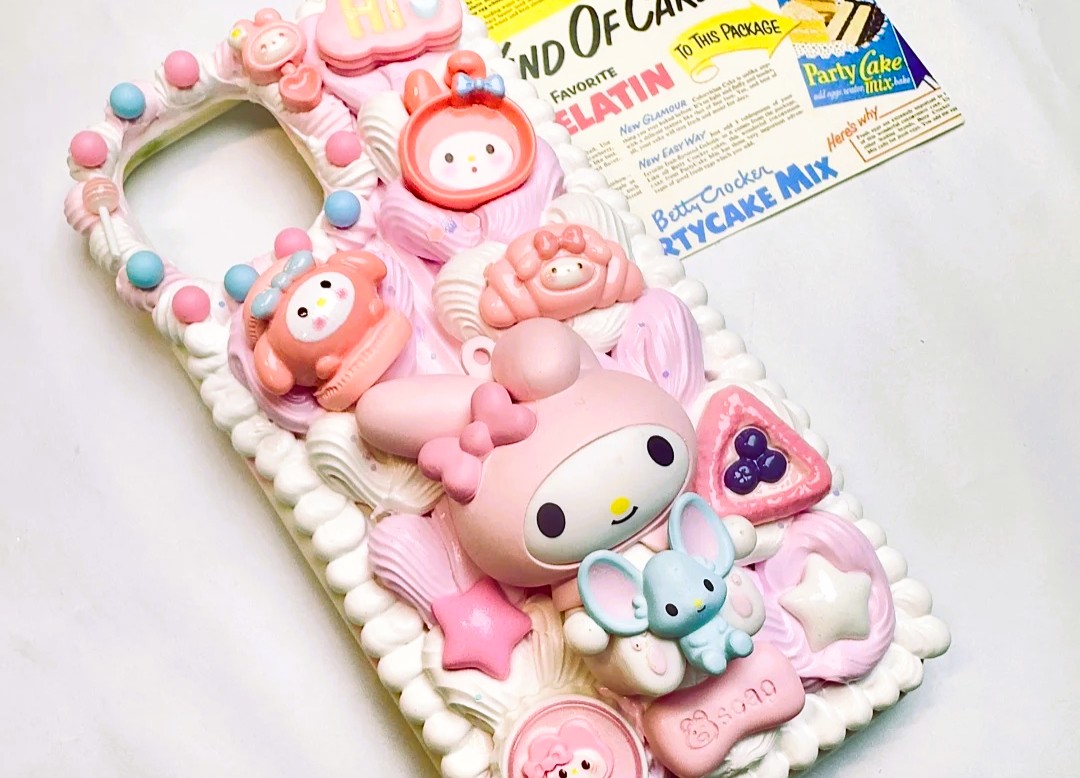 三丽鸥美乐蒂奶油胶手机壳☺ 1 🍑peach手作铺 来自小红书网页版