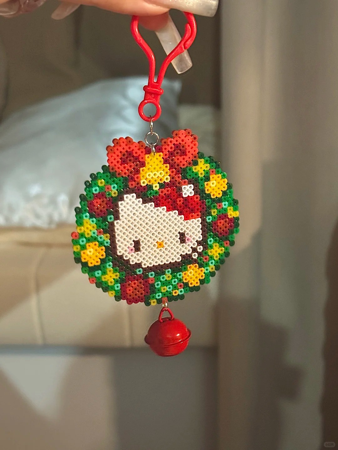 我宣布这是最适合圣诞月的拼豆挂件🎄 1 心事酱拼豆日记 来自小红书网页版